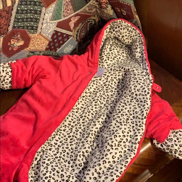 12 Months Girl Pink Coverall - Picture 6 of 8